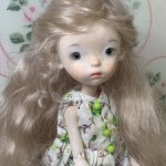 Парик для Landoudou розовый