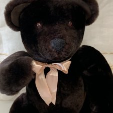 Классический мишка из натурального меха 45 см