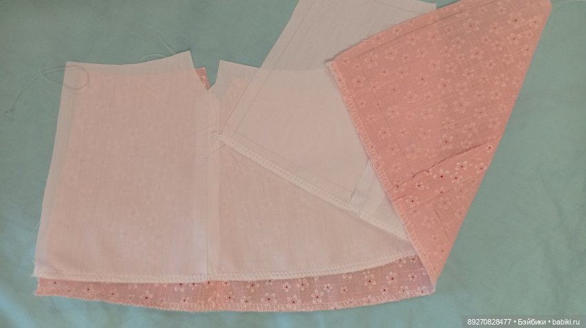 МК пошива платья на круглой кокетке