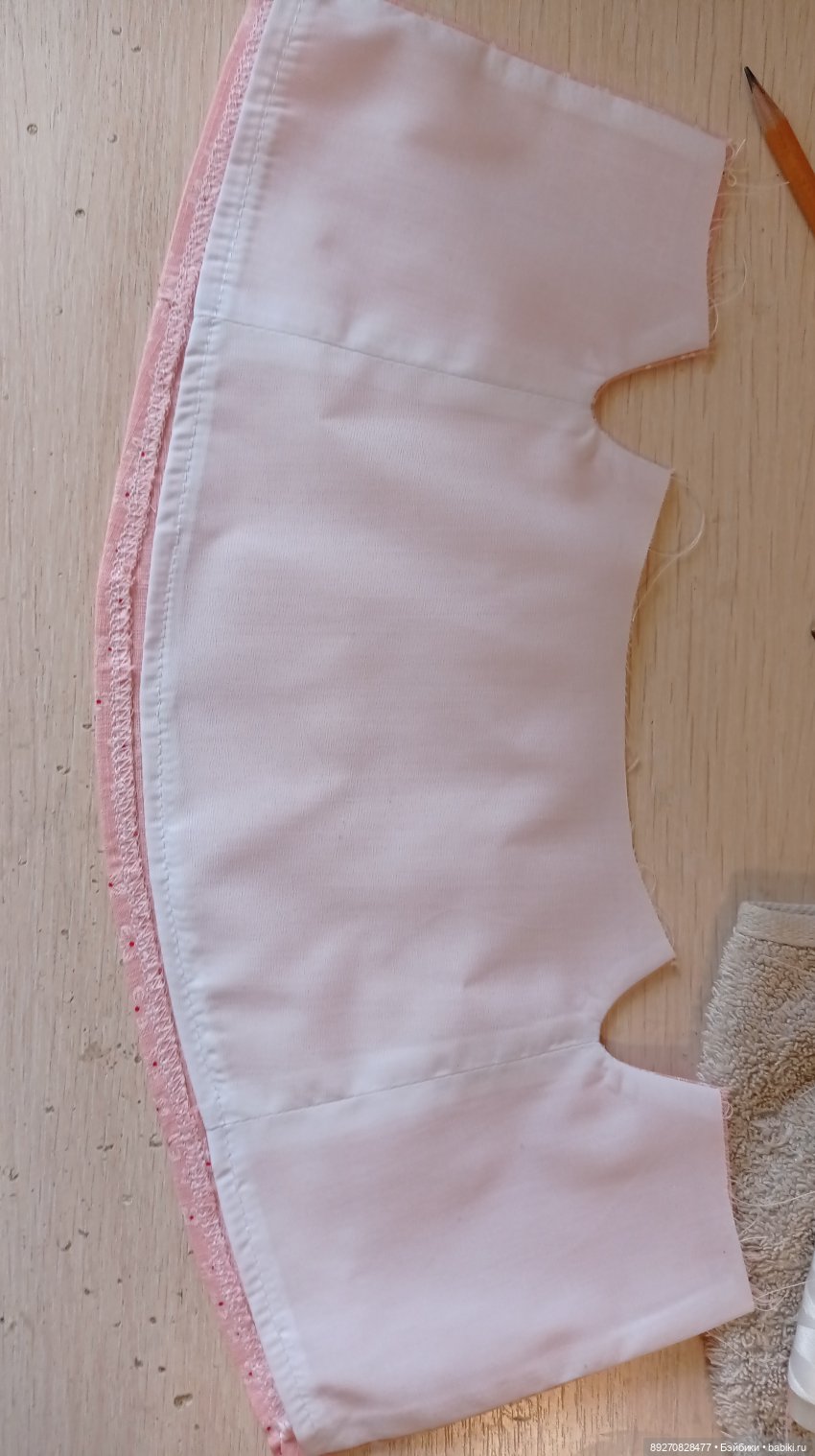 МК пошива платья на круглой кокетке