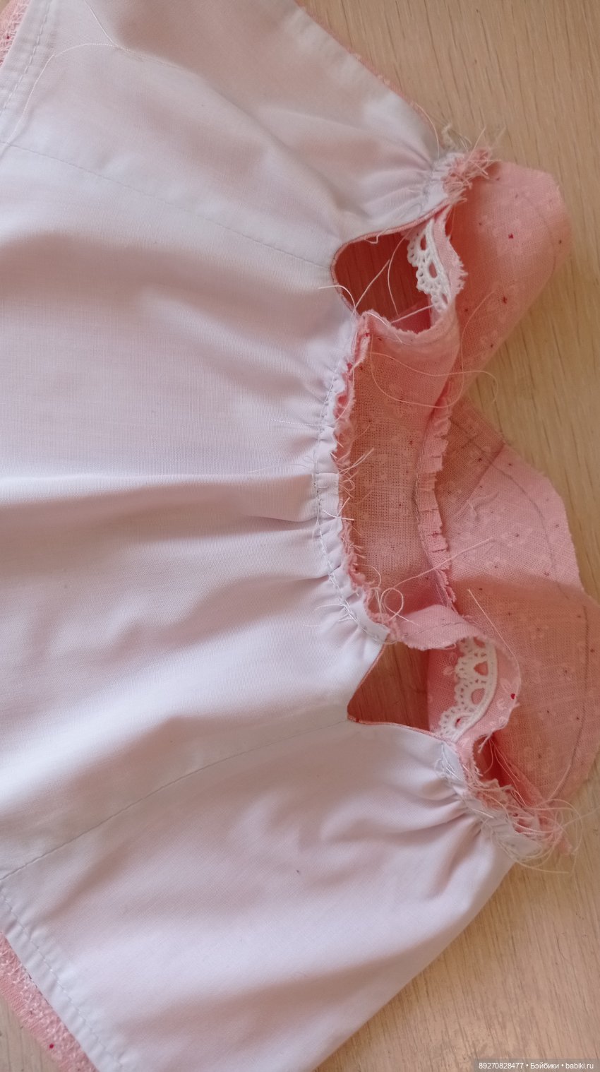 МК пошива платья на круглой кокетке