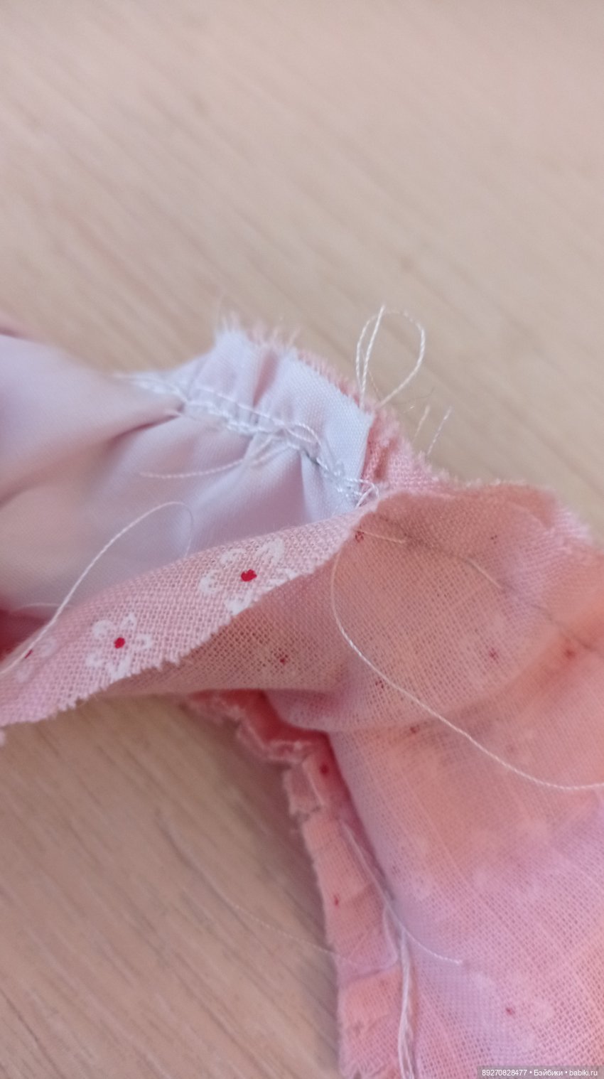 МК пошива платья на круглой кокетке