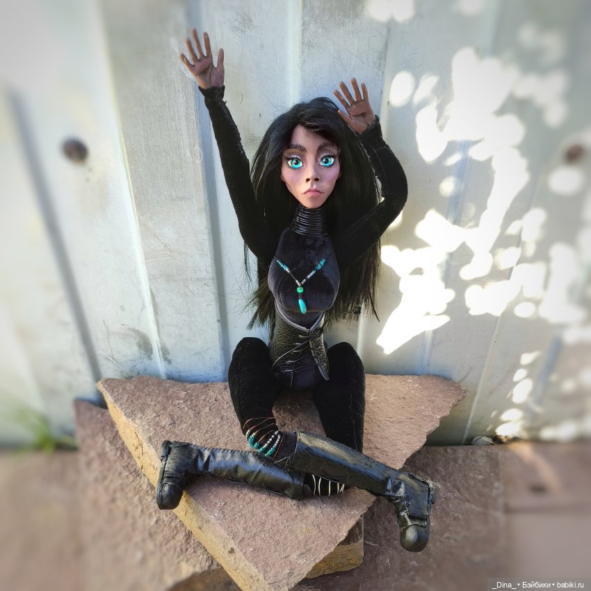 Авторская кукла Дины Матюниной мулатка Авторская кукла Дины Матюниной мулатка