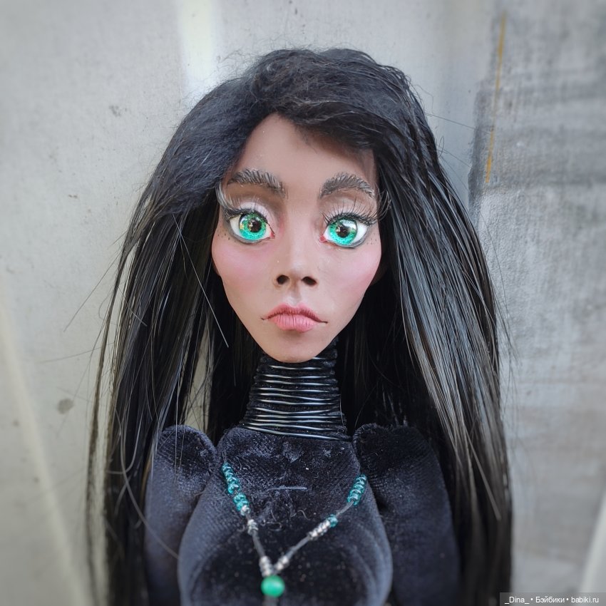 Авторская кукла Дины Матюниной мулатка