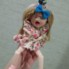 Плакса. Авторская шарнирная кукла