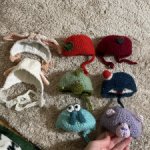 Лотом 8 шапочек для Паола Рейна