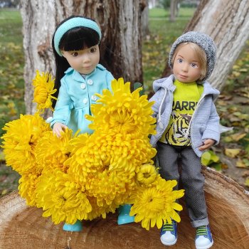 Осенняя прогулка с Крузиками