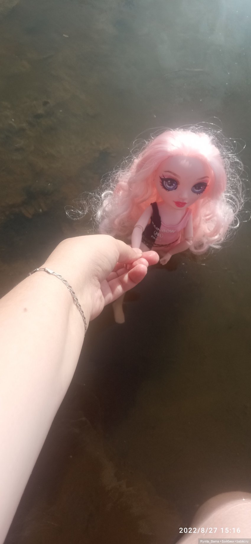Розовая зефирка Белла | Бэйбики Розовая зефирка Белла — Куклы Rainbow High (Рейнбоу Хай (фото 5)