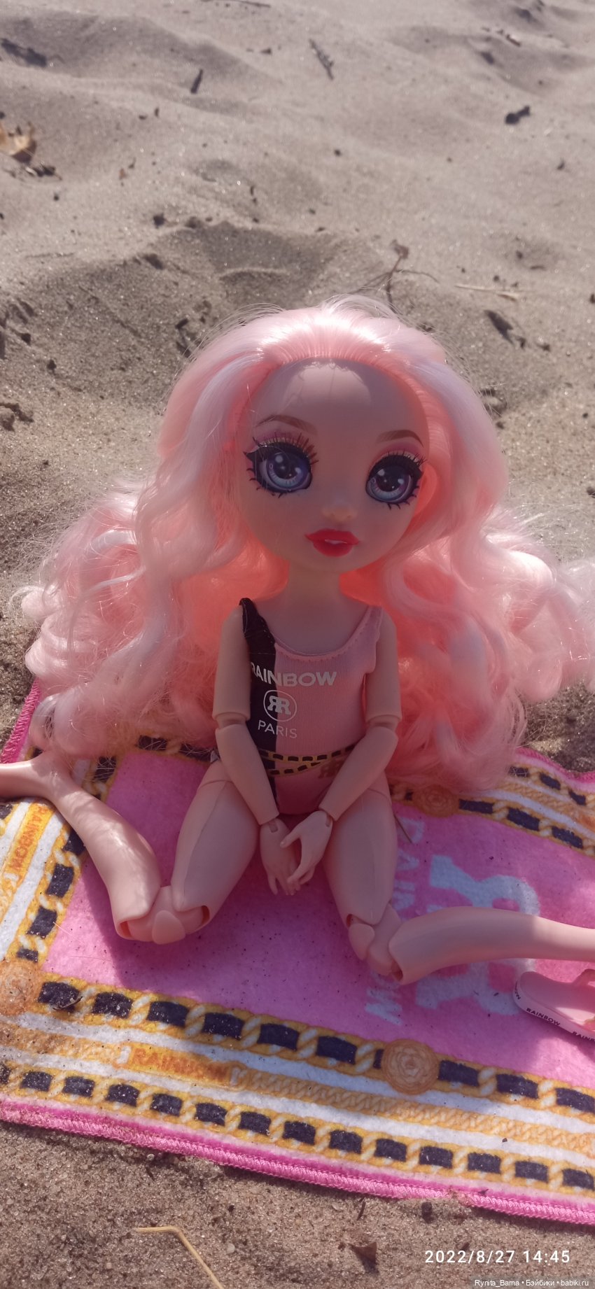 Розовая зефирка Белла | Бэйбики Розовая зефирка Белла — Куклы Rainbow High (Рейнбоу Хай (фото 3)