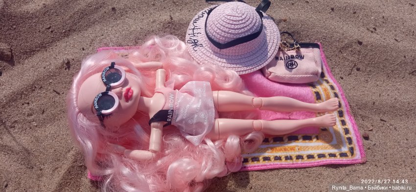 Розовая зефирка Белла | Бэйбики Розовая зефирка Белла — Куклы Rainbow High (Рейнбоу Хай (фото 2)