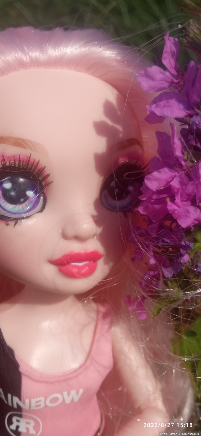 Розовая зефирка Белла | Бэйбики Розовая зефирка Белла — Куклы Rainbow High (Рейнбоу Хай (фото 10)