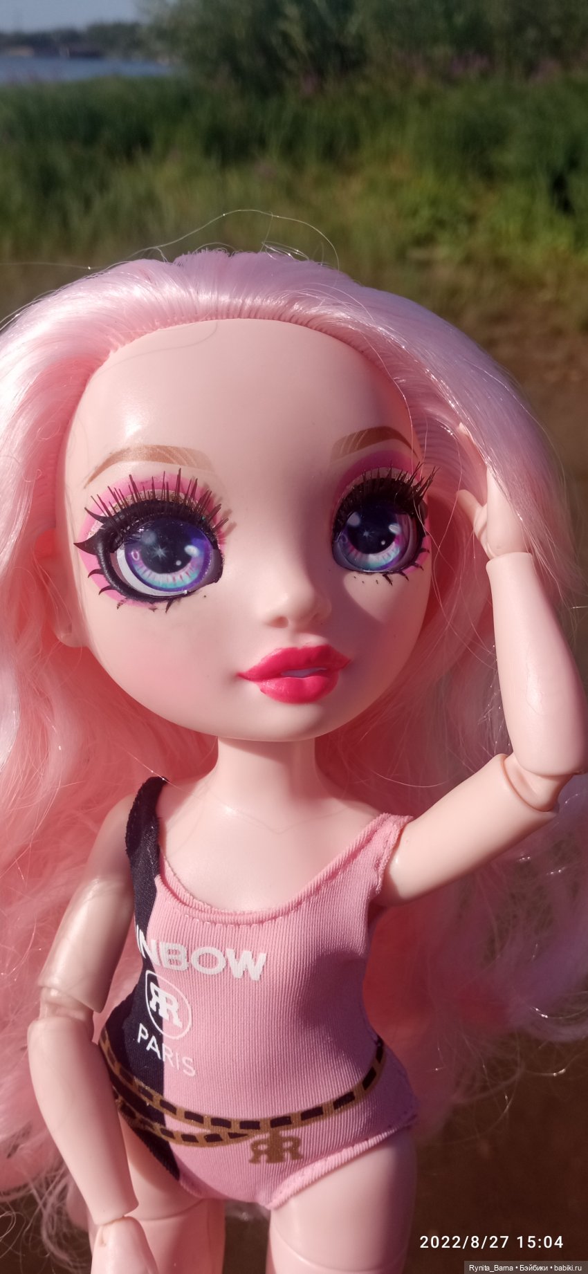 Розовая зефирка Белла | Бэйбики Розовая зефирка Белла — Куклы Rainbow High (Рейнбоу Хай (фото 8)