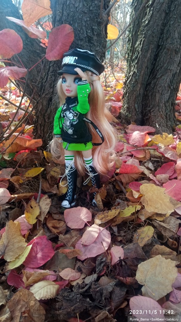 Вики на прогулке🍁 — Куклы Rainbow High (Рейнбоу Хай