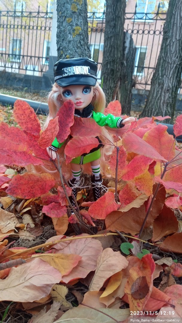 Вики на прогулке🍁 — Куклы Rainbow High (Рейнбоу Хай (фото 3)