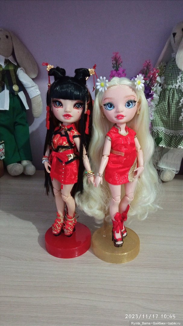 Подарки на день рождения. Азиатская красавица Лили Ченг и плюшевый мишка ❤🐻