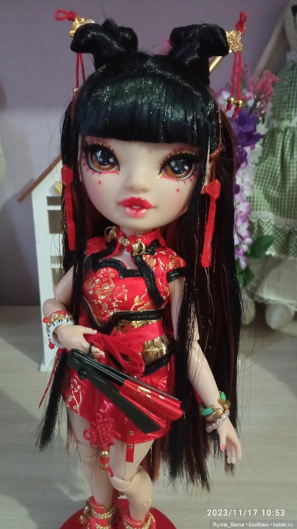 Подарки на день рождения. Азиатская красавица Лили Ченг и плюшевый мишка ❤🐻 (фото 9)