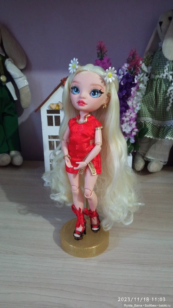 Подарки на день рождения. Азиатская красавица Лили Ченг и плюшевый мишка ❤🐻