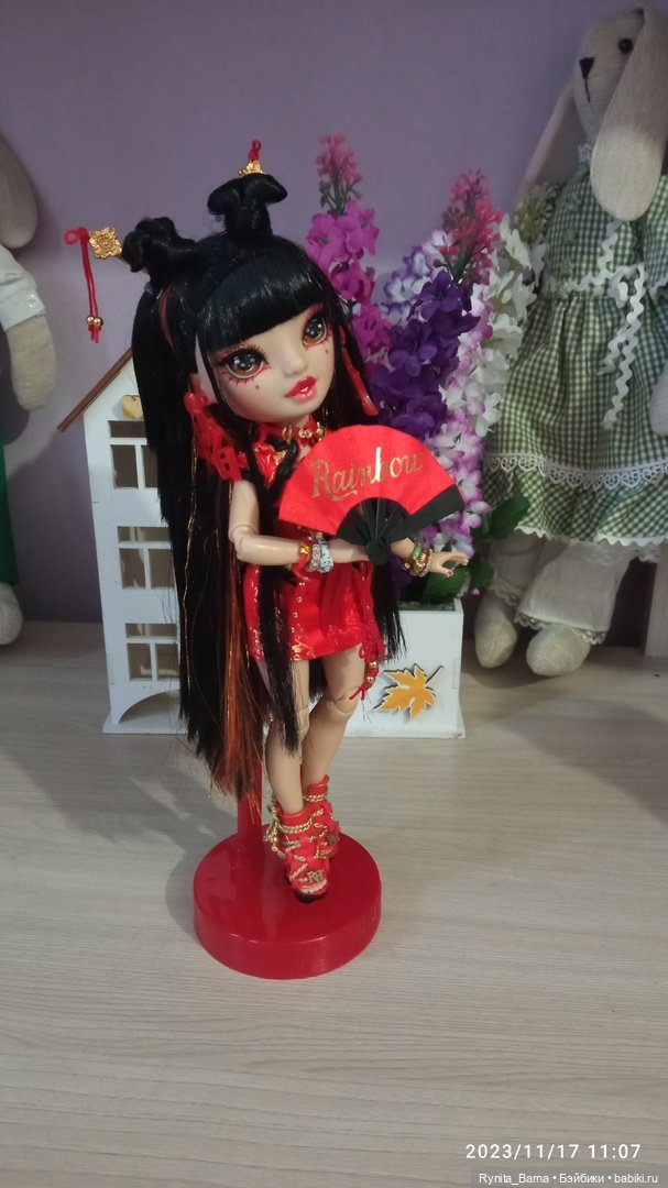 Подарки на день рождения. Азиатская красавица Лили Ченг и плюшевый мишка ❤🐻 (фото 5)