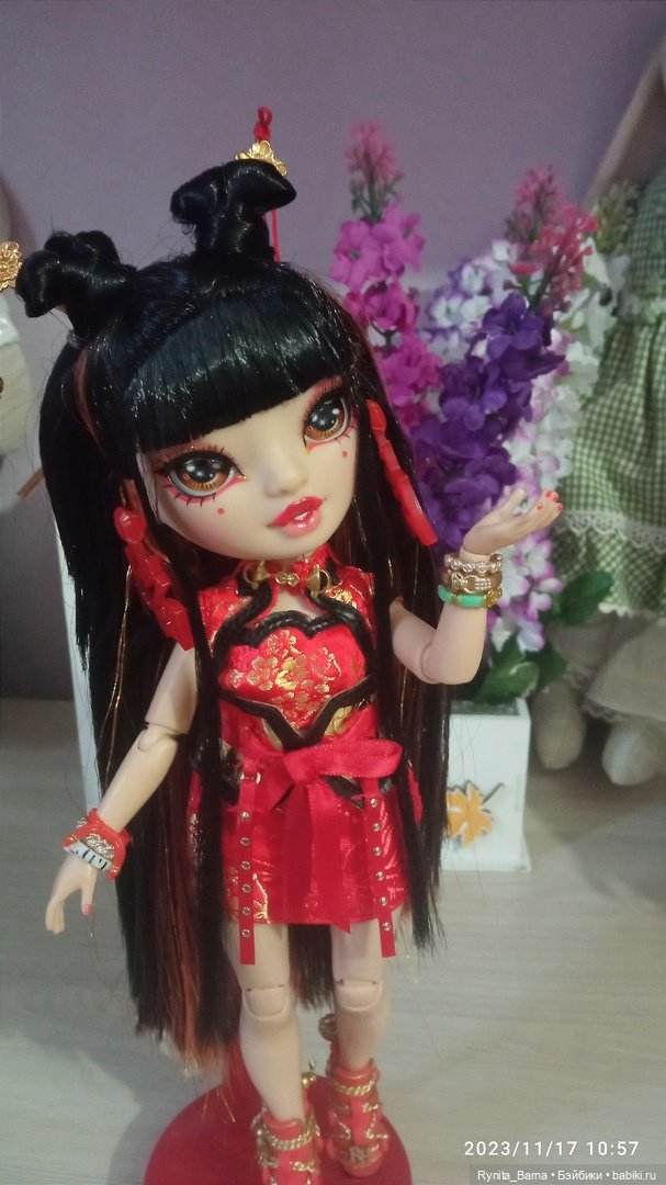 Подарки на день рождения. Азиатская красавица Лили Ченг и плюшевый мишка ❤🐻 (фото 7)