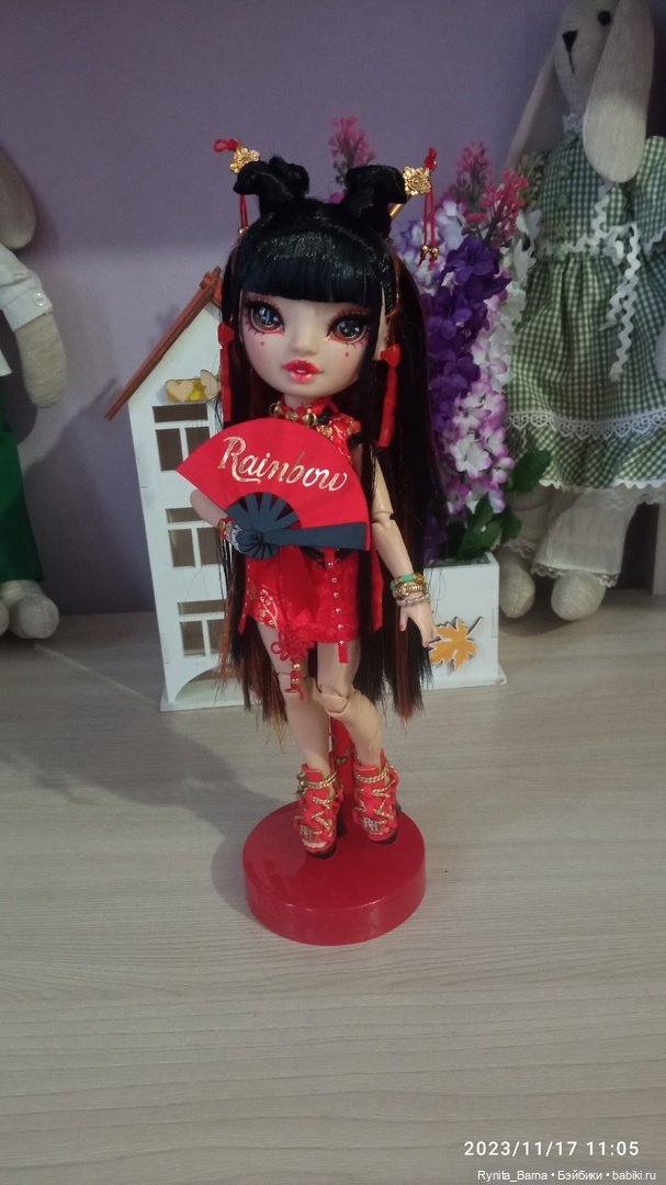 Подарки на день рождения. Азиатская красавица Лили Ченг и плюшевый мишка ❤🐻 (фото 6)