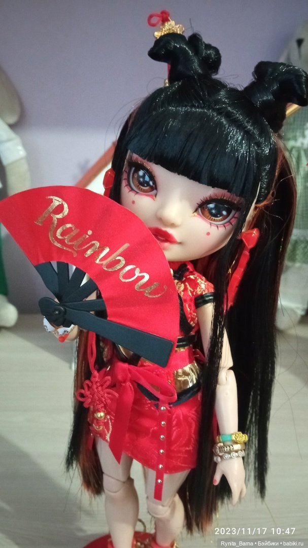 Подарки на день рождения. Азиатская красавица Лили Ченг и плюшевый мишка ❤🐻 (фото 10)