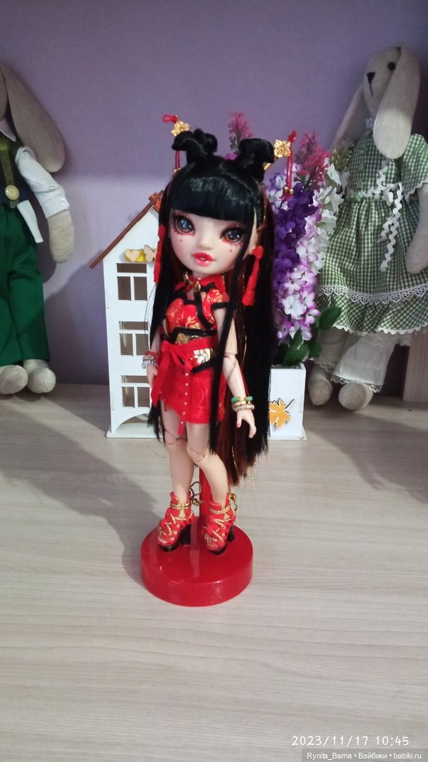 Подарки на день рождения. Азиатская красавица Лили Ченг и плюшевый мишка ❤🐻 (фото 4)