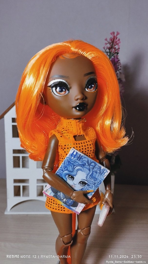 Апельсинка Мишель 🧡🍊 — Куклы Rainbow High (Рейнбоу Хай (фото 2)