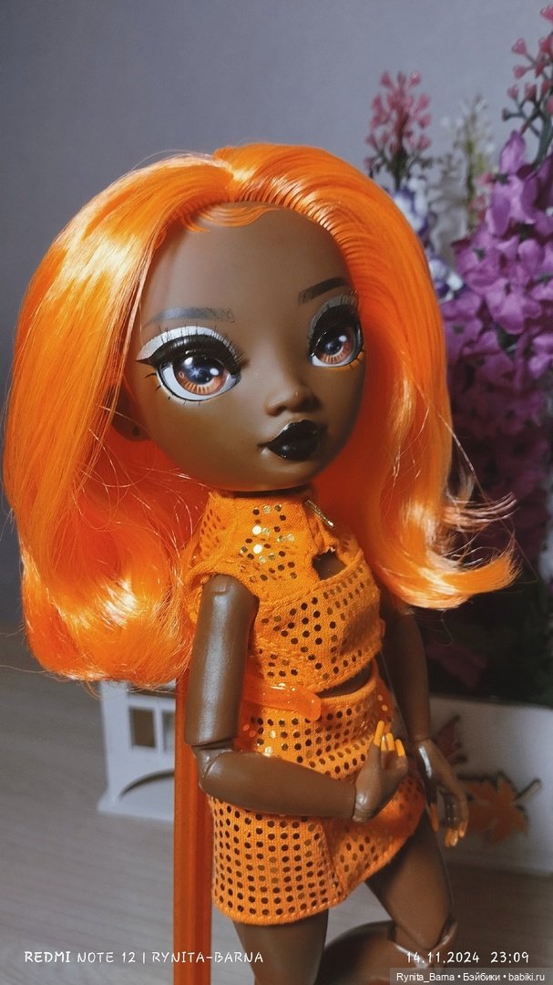 Апельсинка Мишель 🧡🍊 — Куклы Rainbow High (Рейнбоу Хай (фото 8)