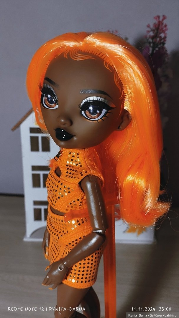 Апельсинка Мишель 🧡🍊 — Куклы Rainbow High (Рейнбоу Хай (фото 5)