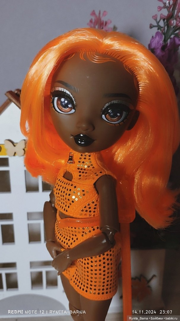 Апельсинка Мишель 🧡🍊 — Куклы Rainbow High (Рейнбоу Хай (фото 9)