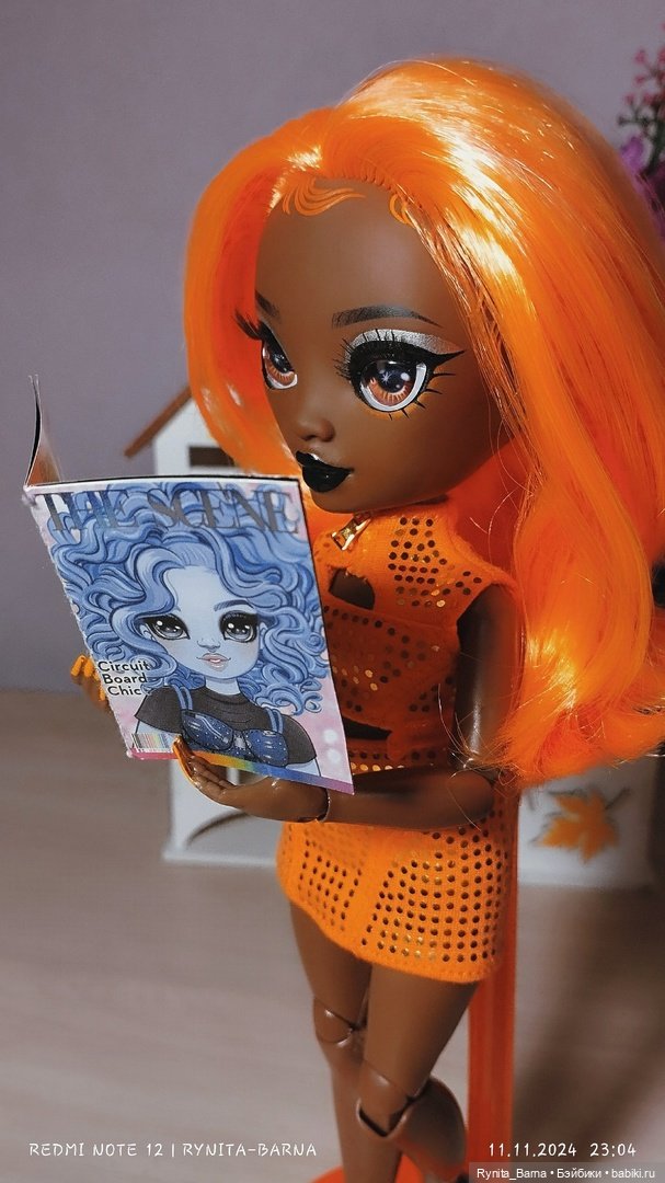 Апельсинка Мишель 🧡🍊 — Куклы Rainbow High (Рейнбоу Хай