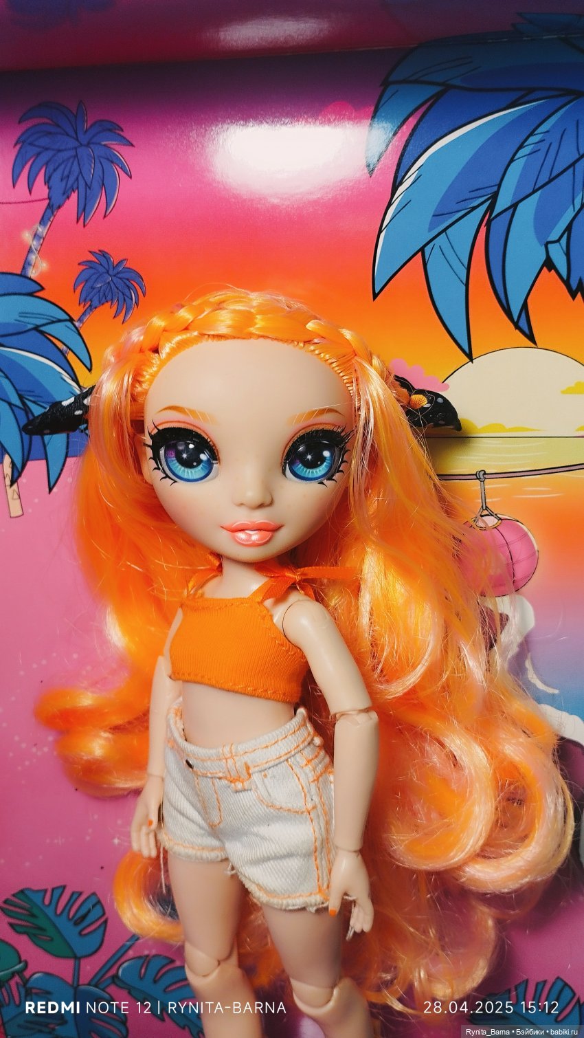 Яркая Поппи 🧡 | Бэйбики Яркая Поппи 🧡 — Куклы Rainbow High (Рейнбоу Хай (фото 2)