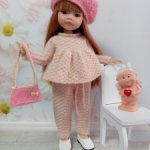 Нарядный комплект для куклы Паола Рейна.