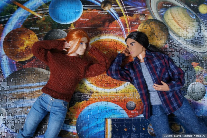 Космические пазлы — Куклы Barbie (Барби): Looks (фото 7)