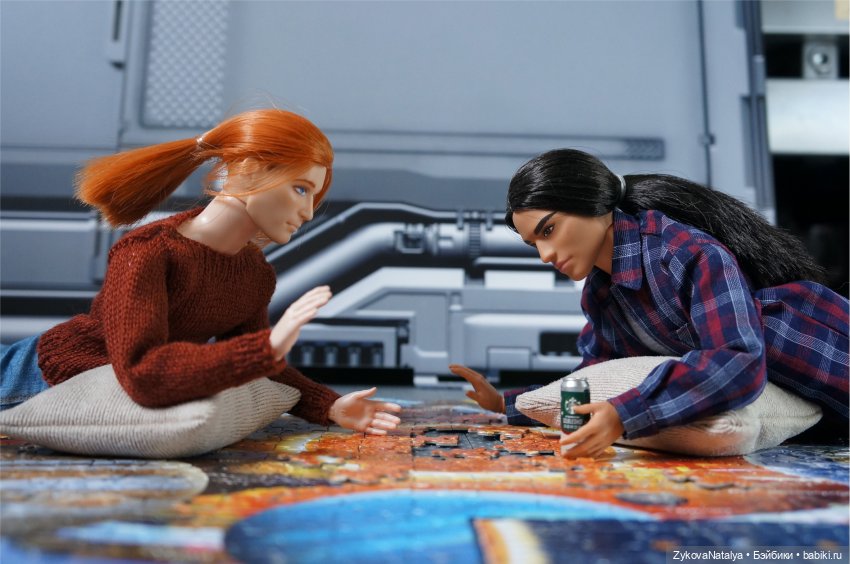 Космические пазлы — Куклы Barbie (Барби): Looks (фото 6)