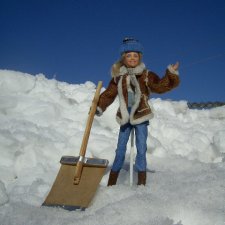 Зима снежная была