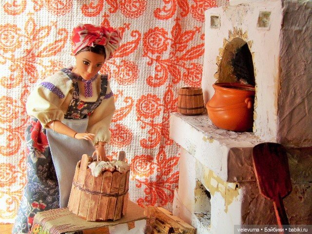 Как у нас в печурочке золотые чурочки