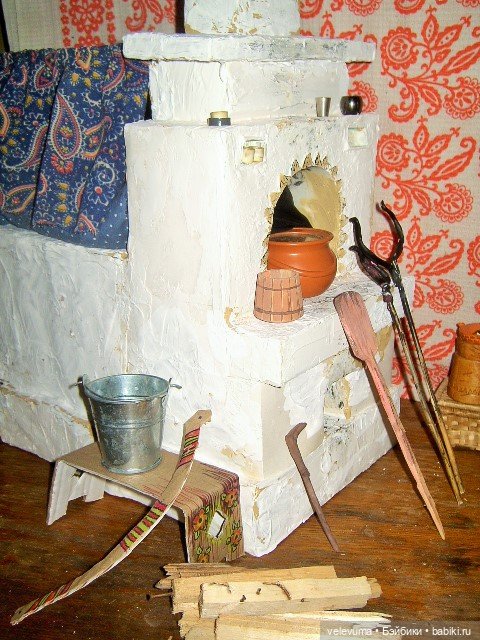 Как у нас в печурочке золотые чурочки