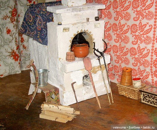 Как у нас в печурочке золотые чурочки