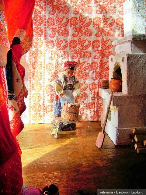 Как у нас в печурочке золотые чурочки