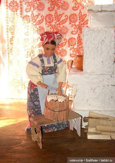 Как у нас в печурочке золотые чурочки