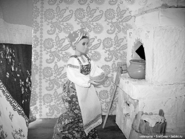 Как у нас в печурочке золотые чурочки