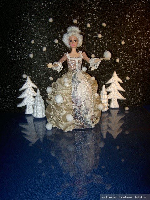 Зимние мотивы — Одежда и обувь для кукол своими руками: фото