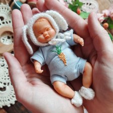 Моя вторая кукла из полимерной глины