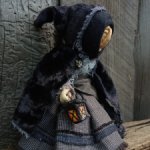 Старая ведьма. Коллекционная авторская кукла, единственный экземпляр