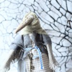 Авторская кукла Ворона с ключиком