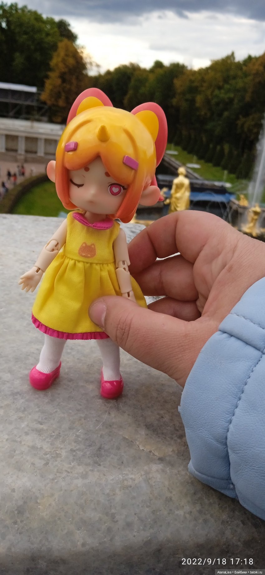 Осень в Петергофе или большое путешествие маленькой куклы