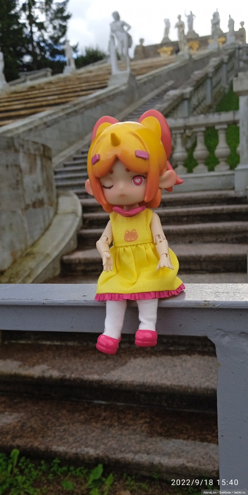 Осень в Петергофе или большое путешествие маленькой куклы