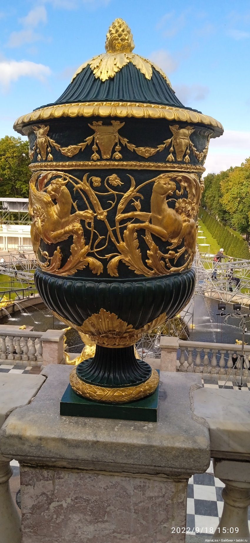 Осень в Петергофе или большое путешествие маленькой куклы