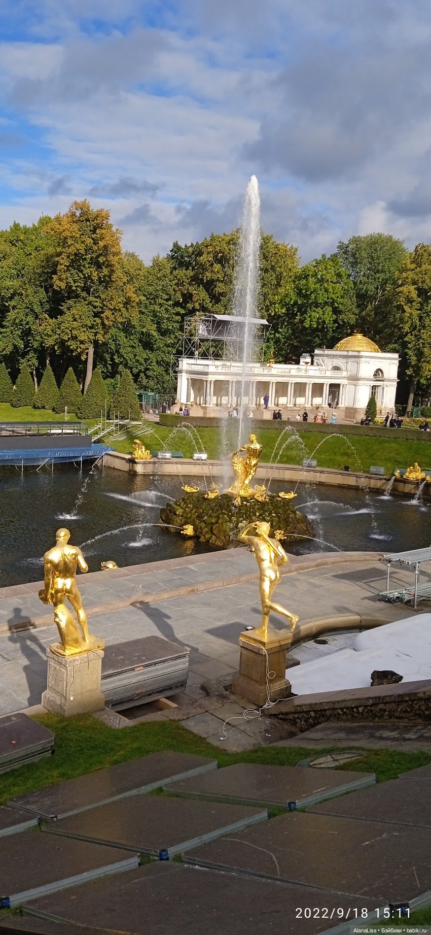 Осень в Петергофе или большое путешествие маленькой куклы